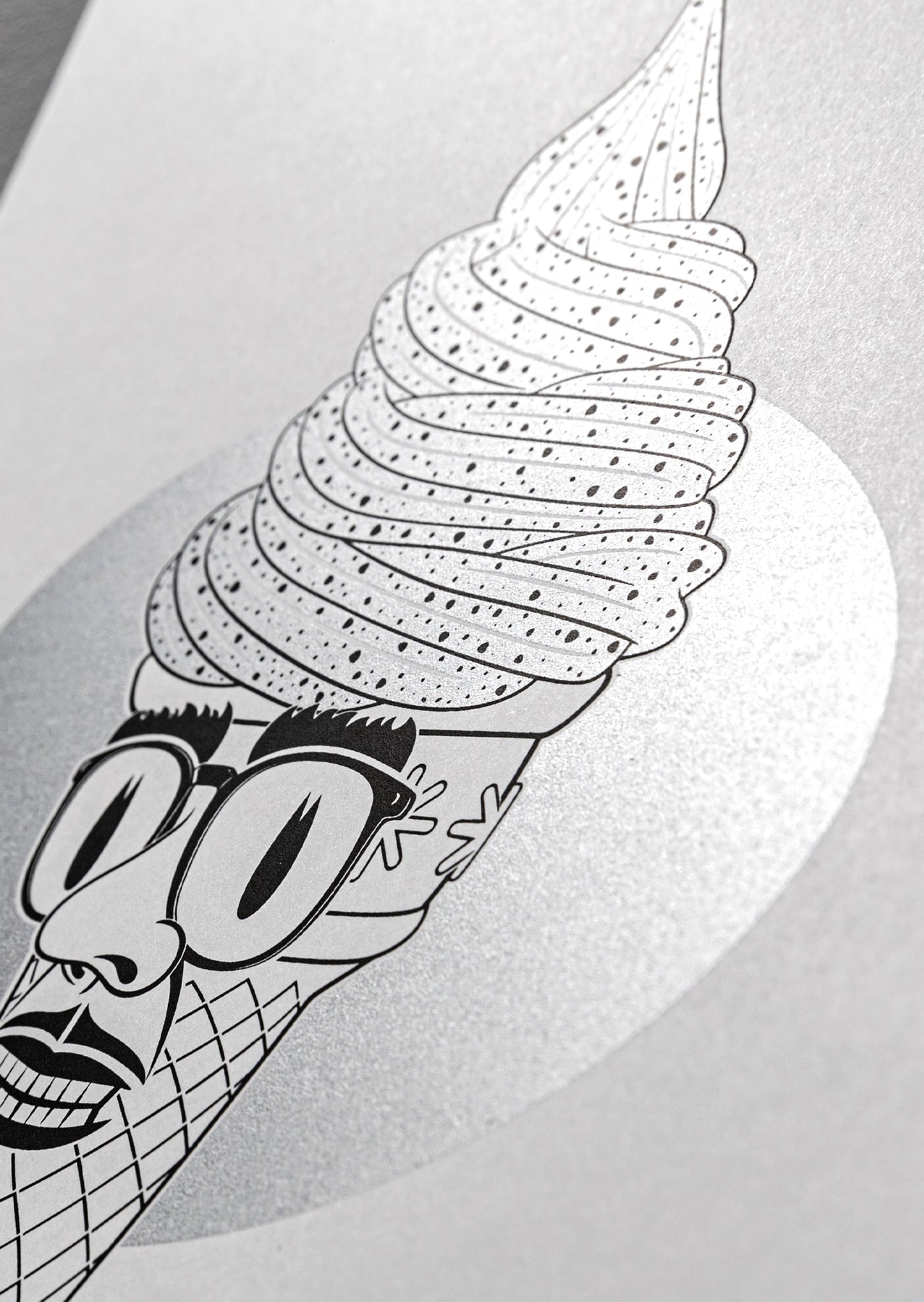 WOKASOMA Icecream Silver (Siebdruck)