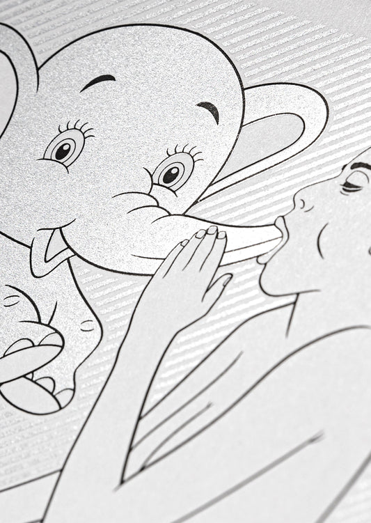 Just Love Silver (Siebdruck)