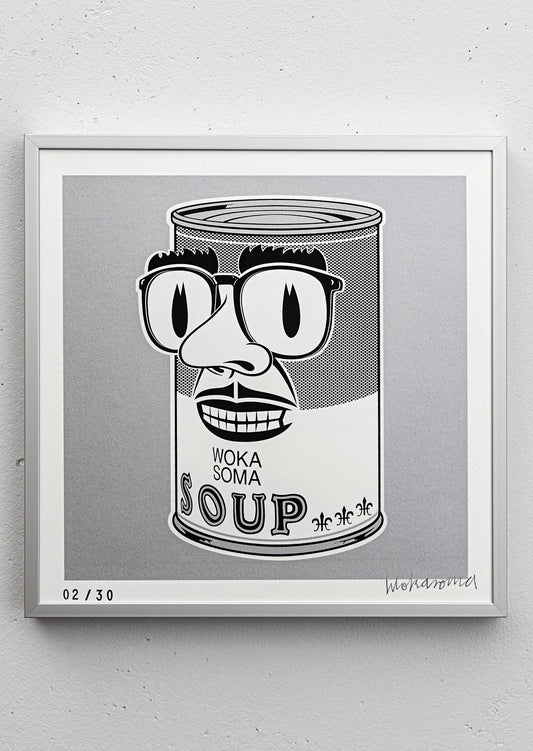 WOKASOMA Soup Silver (Print)