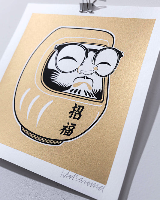 WOKASOMA Daruma Gold (Siebdruck)