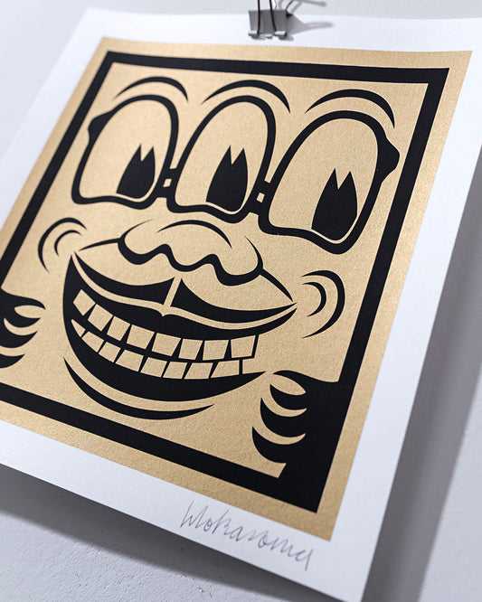 WOKASOMA Keith Gold (Siebdruck)