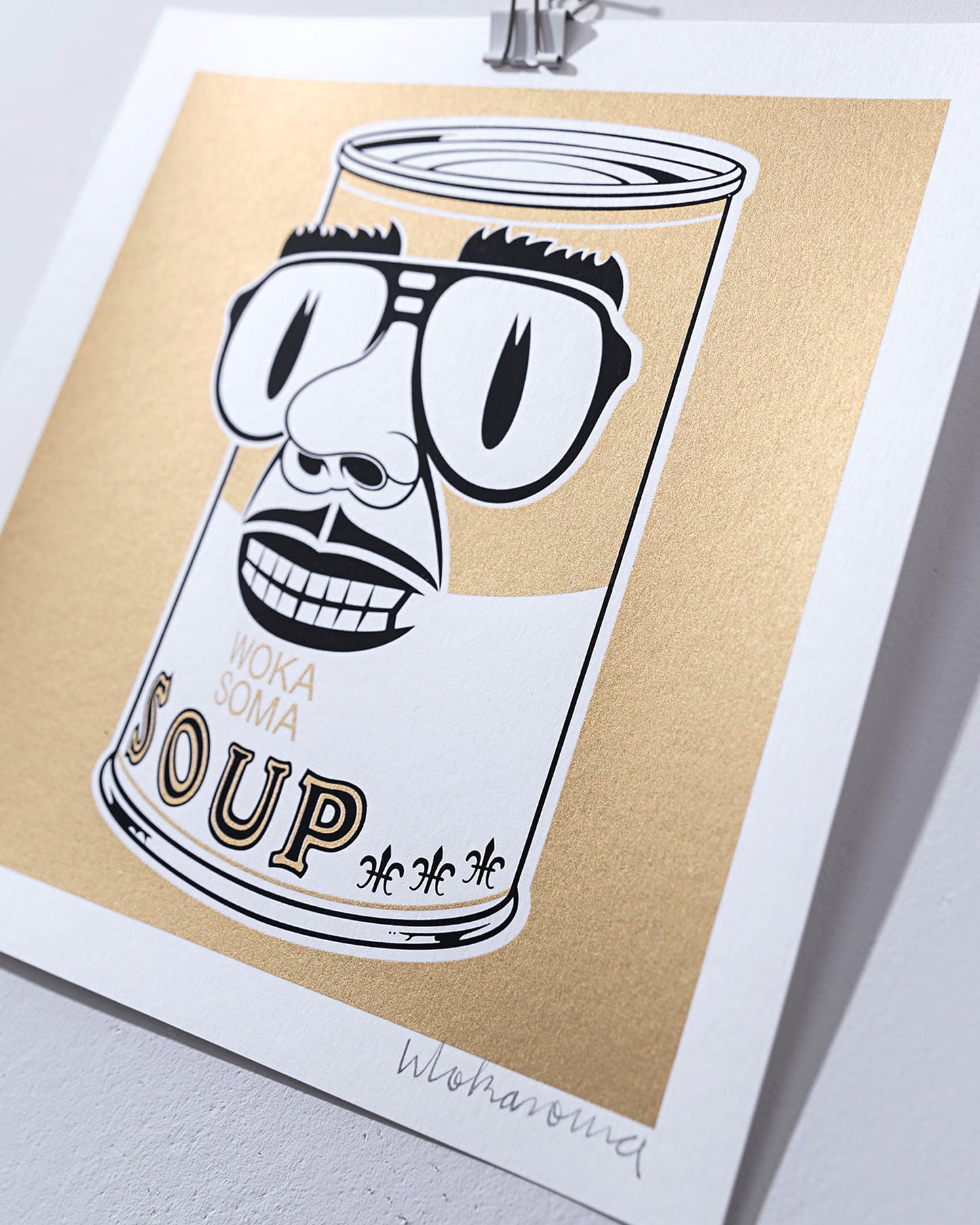 WOKASOMA Soup Gold (Siebdruck)