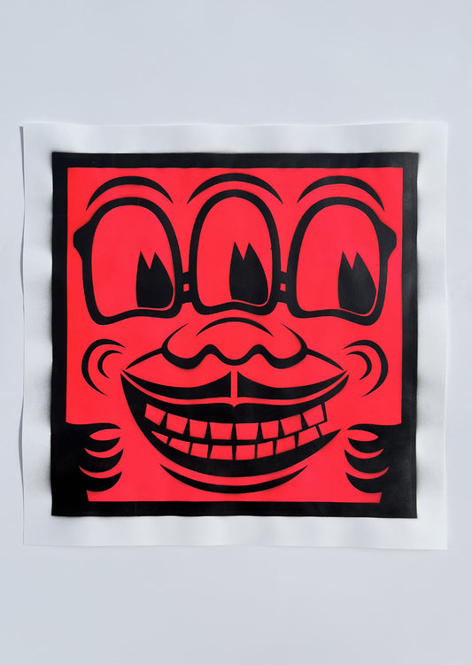 Keith (FireRed) Stencil-Variante, 2026