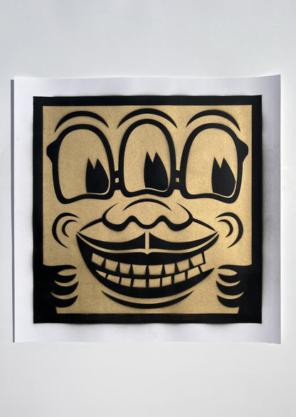 Keith (Gold) Stencil-Variante, 2026